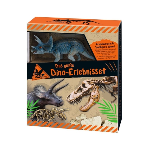 Figurka Dinozaura i Szkielet Dinozaura, Zestaw Kreatywny, Wykopaliska, Triceratops
