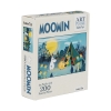 Puzzle Artystyczne, Muminki, 200 el. - Niebieskie