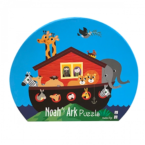 Puzzle dla dzieci w ozdobnym pudełku, 36 el., Arka Noego