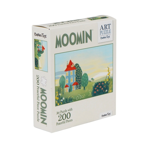 Puzzle Artystyczne, Muminki, 200 el. - Zielone