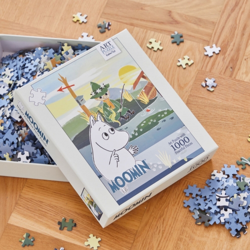 Puzzle Artystyczne, Muminki, 1000 el. - Na Moście