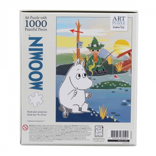 Puzzle Artystyczne, Muminki, 1000 el. - Na Moście