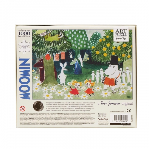 Puzzle Artystyczne, Muminki, 1000 el. - Muzyczny ogród