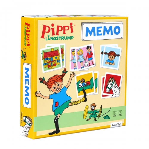 Memory dla dzieci, Gra Pamięciowa, 36 el., Pippi