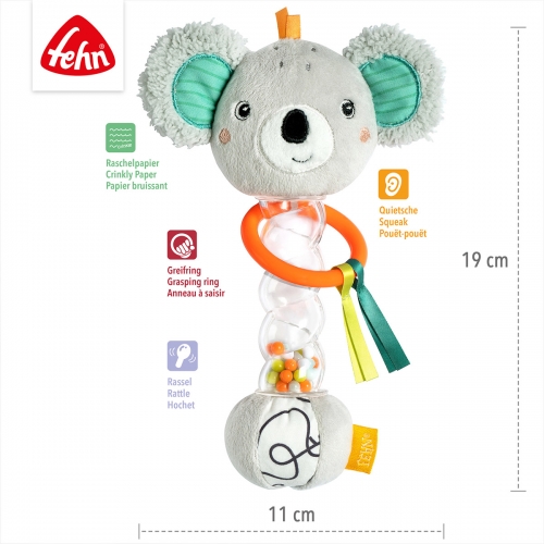 Zabawka do Rączki z Koralikami, Koala z Kolekcji: DoBabyDoo