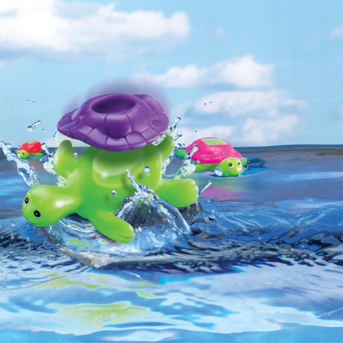 Żółwie do Kąpieli. Zestaw do Nauki Kształtów i Kolorów