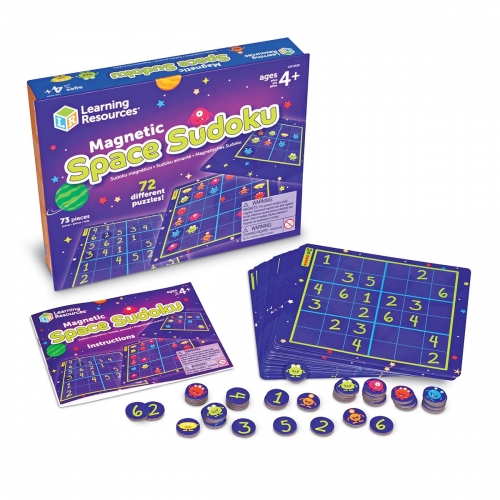 Kosmiczne, Magnetyczne Sudoku, Gra Logiczna dla Dzieci
