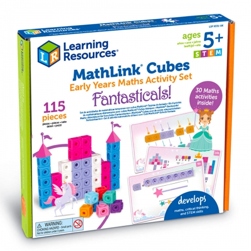 Klocki. Kostki Matematyczne. Zestaw Edukacyjny. MathLink Cubes. Fantazja