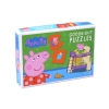 Puzzle na Dobranoc, Zestaw 10 układanek, 20 el., Świnka Peppa