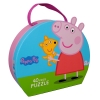 Puzzle w Ozdobnym  Pudełku - Walizce, Teddy, 40 el., Świnka Peppa