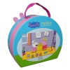 Puzzle w Ozdobnym  Pudełku - Walizce, Teddy, 40 el., Świnka Peppa