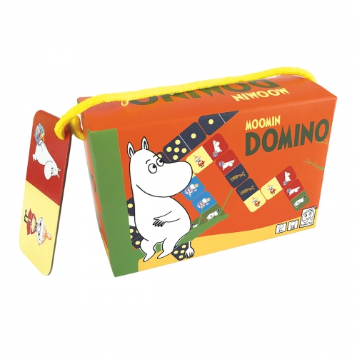 Domino dla Dzieci, Gra Logiczna, Kuferek, Muminki