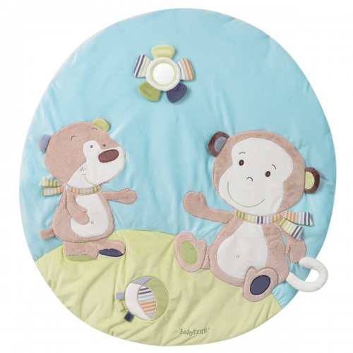 Mata Edukacyjna Małpka 3D, z kolekcji: Małpka i Osiołek