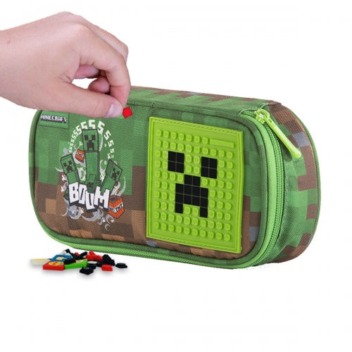 Piórnik Szkolny na Suwak, PIXIE CREW, MINECRAFT