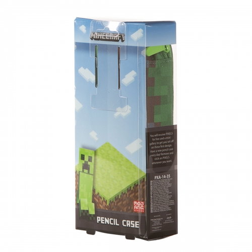 Piórnik Szkolny na Suwak, PIXIE CREW, MINECRAFT