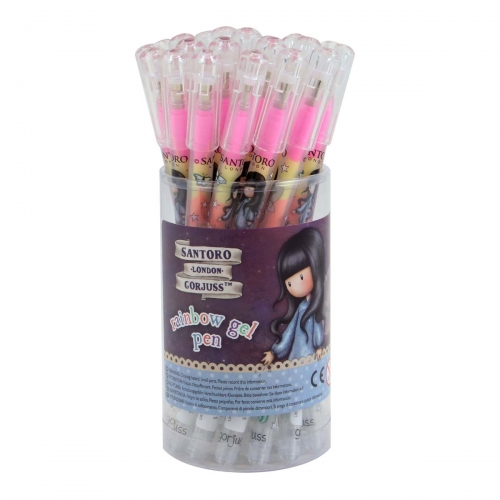 Tęczowy długopis - Gorjuss - Display (24 produkty = 24 x 1 wzór)*