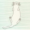 Mały Zeszyt - Koty - Feline Fine (Green)
