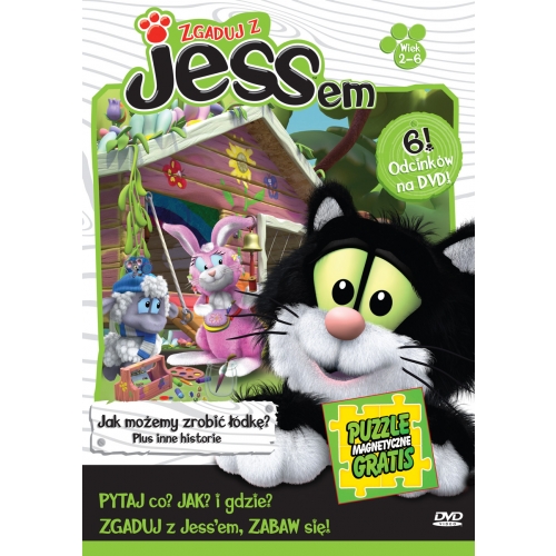 Dvd -Zgaduj Z Jessem Łódka+Puzzle, Bajka dla Przedszkolaka