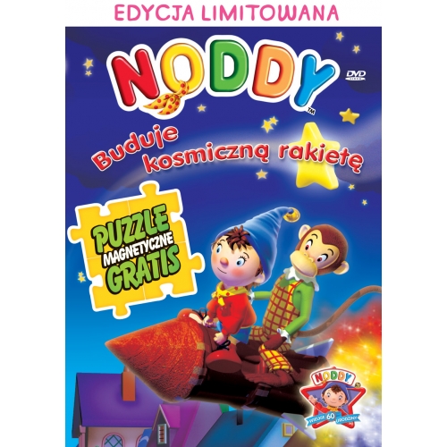 Dvd -Noddy Buduje Rakietę+Puzzle, Bajka dla Przedszkolaków