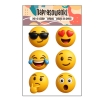 Emotki, Emoji, Emotikony, Naprasowanki, Naplamki, Termo Naklejki na Ubrania DTF