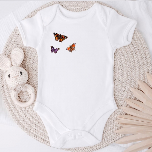 Naprasowanki, Naplamki, Termo Naklejki na Ubrania DTF - Motyle