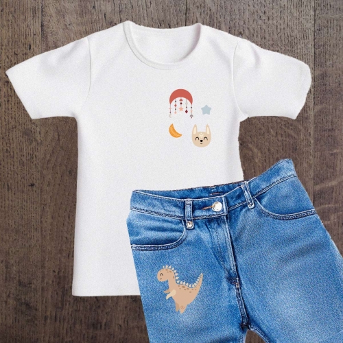 Naprasowanki, Naplamki, Termo Naklejki na Ubrania DTF - Boho Baby