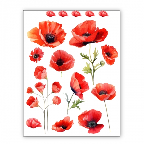 Naprasowanki, Naplamki, Termo Naklejki na Ubrania DTF - Maki