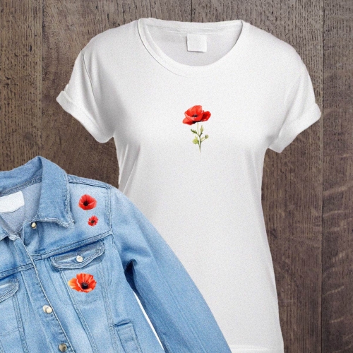 Naprasowanki, Naplamki, Termo Naklejki na Ubrania DTF - Maki