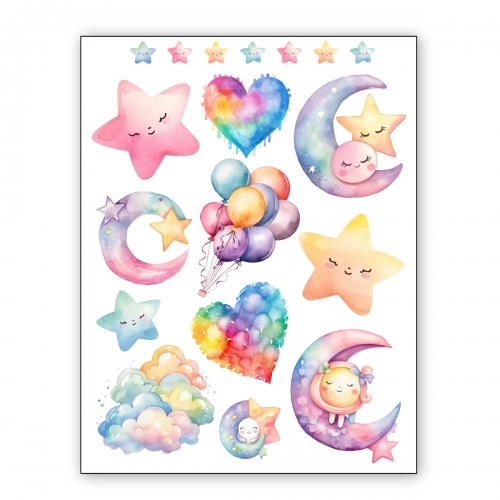 Naprasowanki, Naplamki, Termo Naklejki na Ubrania DTF - Marzenia