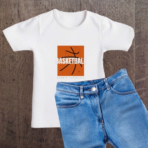 Naprasowanki, Naplamki, Termo Naklejki na Ubrania DTF - Koszykówka