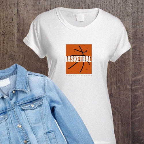 Naprasowanki, Naplamki, Termo Naklejki na Ubrania DTF - Koszykówka