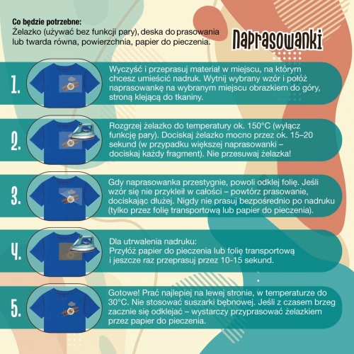 Naprasowanki, Naplamki, Termo Naklejki na Ubrania DTF - 2 Misie - zestaw z Deskorolką