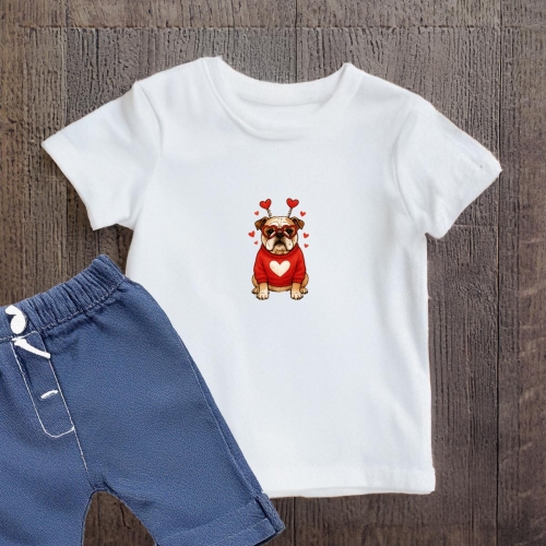 Naprasowanki, Naplamki, Termo Naklejki na Ubrania DTF - XOXO, Jamnik