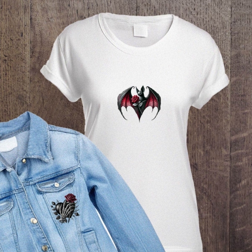 Naprasowanki, Naplamki, Termo Naklejki na Ubrania DTF - Gotyk