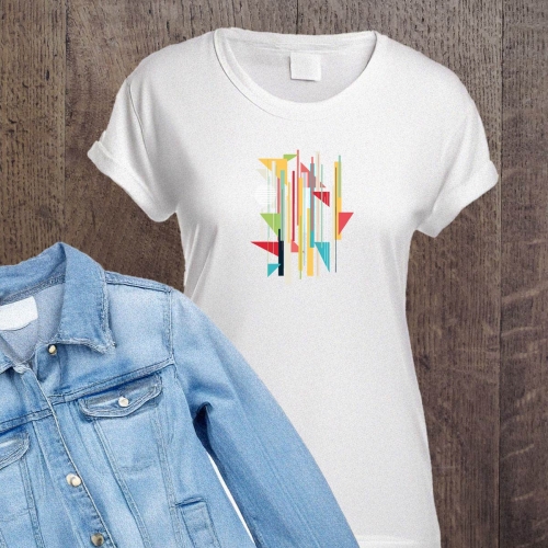 Naprasowanki, Naplamki, Termo Naklejki na Ubrania DTF - Abstrakcja