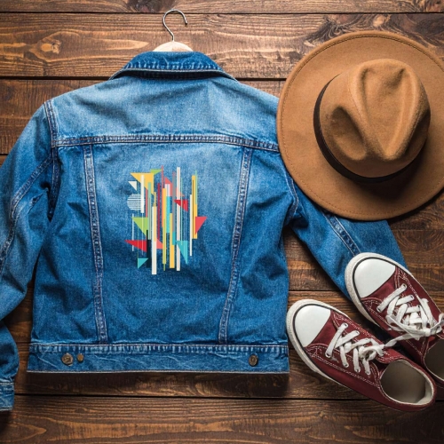 Naprasowanki, Naplamki, Termo Naklejki na Ubrania DTF - Abstrakcja