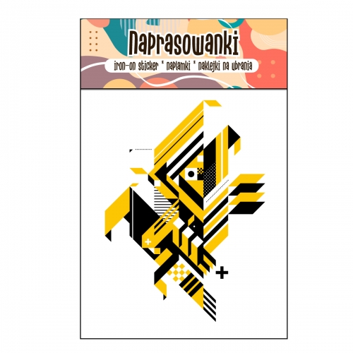 Naprasowanki, Naplamki, Termo Naklejki na Ubrania DTF - Abstrakcja +