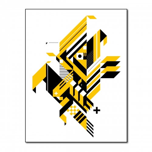 Naprasowanki, Naplamki, Termo Naklejki na Ubrania DTF - Abstrakcja +