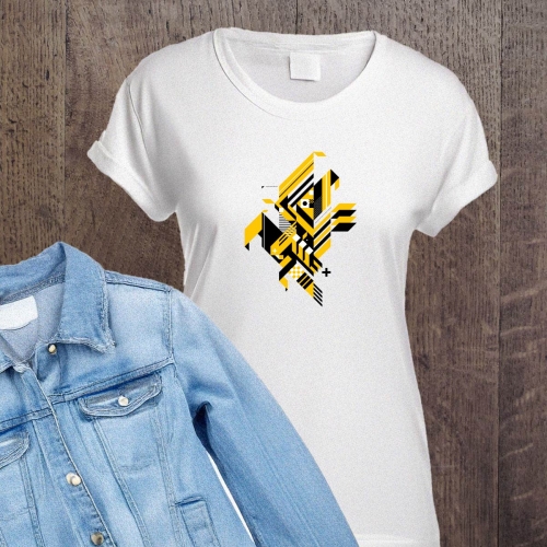 Naprasowanki, Naplamki, Termo Naklejki na Ubrania DTF - Abstrakcja +