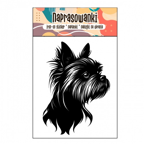 Naprasowanki, Naplamki, Termo Naklejki na Ubrania DTF - Pies 1, York