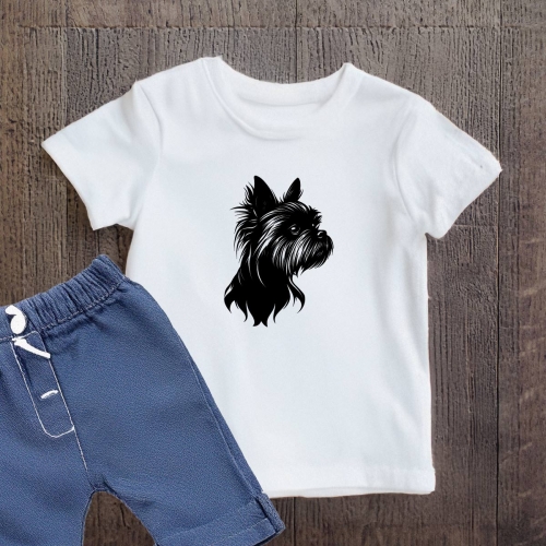 Naprasowanki, Naplamki, Termo Naklejki na Ubrania DTF - Pies 1, York