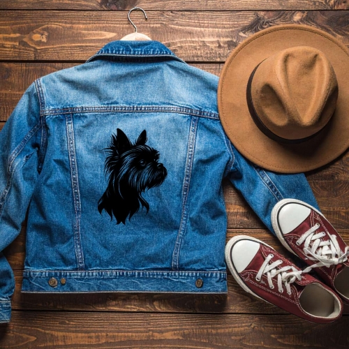 Naprasowanki, Naplamki, Termo Naklejki na Ubrania DTF - Pies 1, York