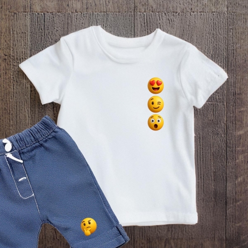 Emotki, Emoji, Emotikony, Naprasowanki, Naplamki, Termo Naklejki na Ubrania DTF