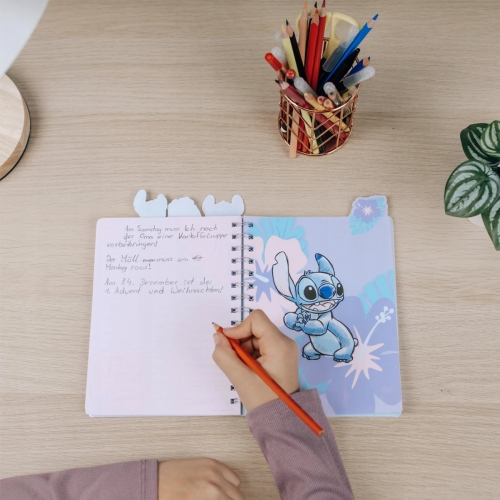 Notes A5, Kołonotatnik z przekładkami, Lilo i Stitch