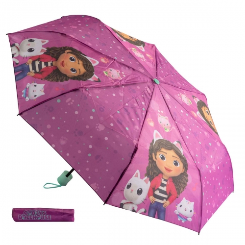 Parasol / Parasolka Składana z Pokrowcem, Koci Domek Gabi