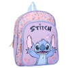 Plecak Przedszkolny, szkolny z Kieszenią, Stitch, fioletowy