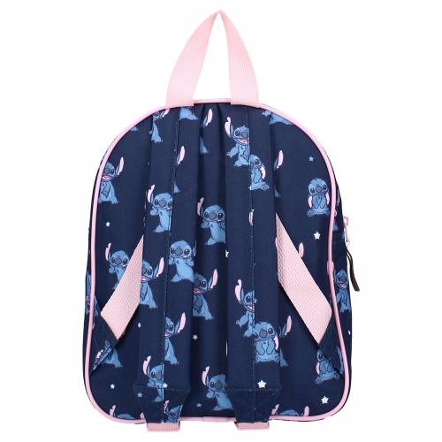 Plecak Przedszkolny z Kieszenią, Stitch Granatowy