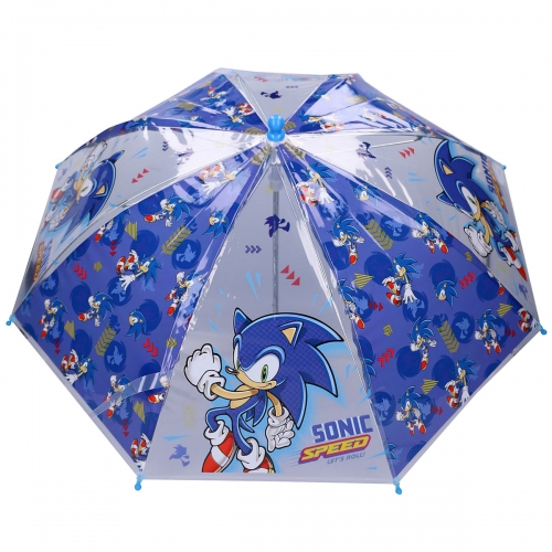 Parasol dziecięcy Sonic z kolekcji Rainy Days, 71cm, niebieski