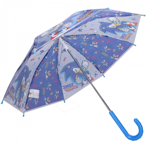 Parasol dziecięcy Sonic z kolekcji Rainy Days, 71cm, niebieski
