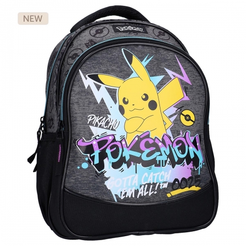 Plecak przedszkolny Pokémon „Ready for Battle” – Pikachu, 2 komory